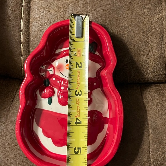 Glittering Goodies Ceramic Ramekins Red Snowmen 2 Pack Christmas Holiday - Picture 15 of 15